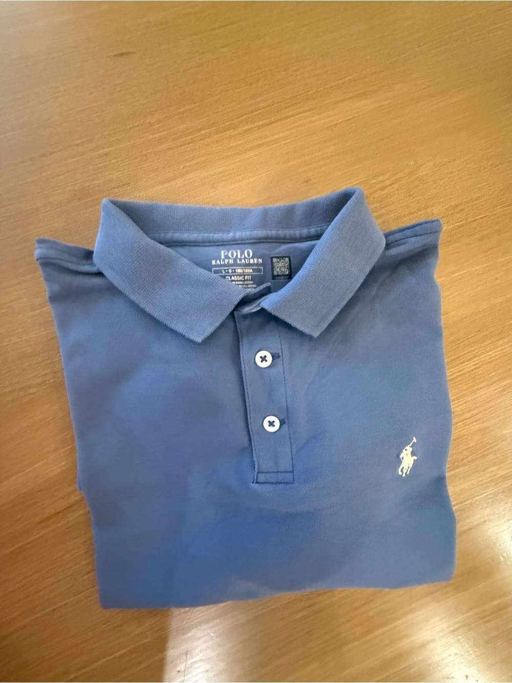Ralph Lauren Men’s Polo Shirt in Blue with White Pony